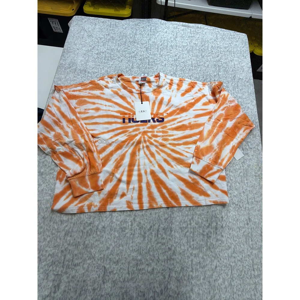 WEAR‎ by Erin Andrews Clemson Tigers Tie Dye Long Sleeve Shirt XXL New